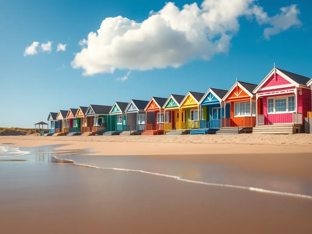 Brighton Victoria beach houses